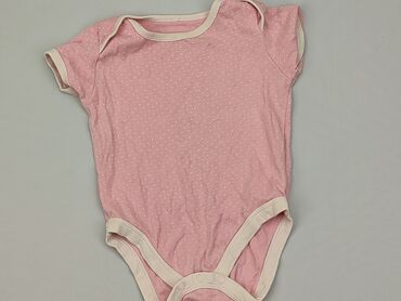 różowe body: Body, Mothercare, 9-12 m, 
stan - Dobry