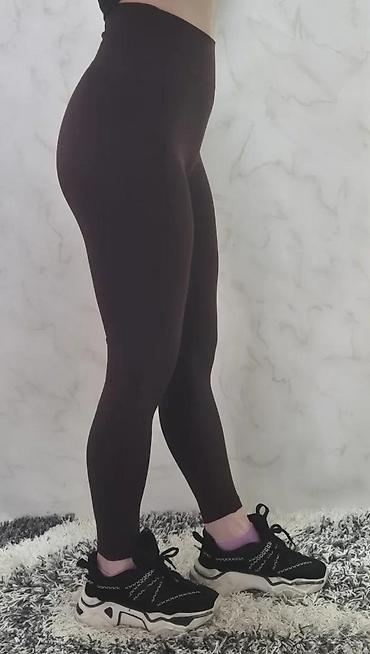 Helanke, biciklistički šortsevi: Ženske sportske helanke – visoki struk, bešavne - Model: uske helanke — 9