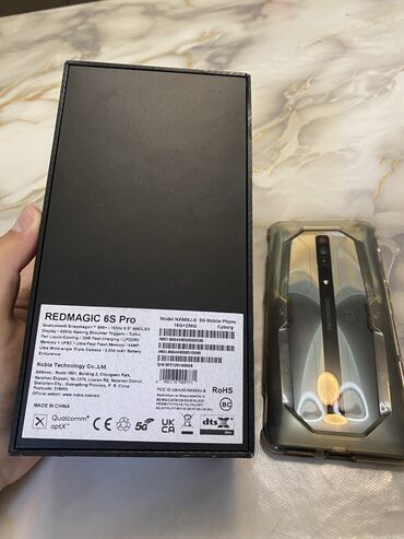 мегаком симки: Redmedgic 6s pro snapdragon 888+ 165hz ( герц ) 16/256 gb шикарный