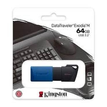 komputer manitorlari: Kingston DataTraveler Exodia M DTXM/64GB – 64GB USB 3.2 Gen 1 fleş — 3