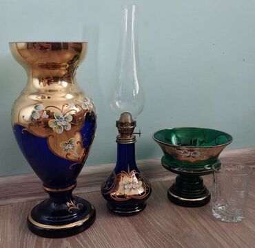 Digər qab-qacaq və mətbəx ləvazimatları: Bagema qablar.az işlenmiş.Guldan,Lanpa,Kanfet qabı 3- bir yerdə 30 — 9