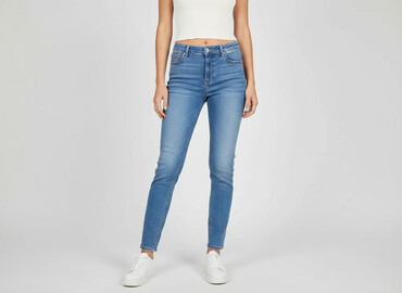 dżinsy z dziurami allegro: Topshop, Jeans for women, size S