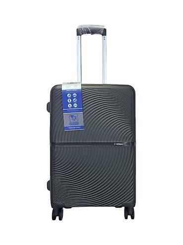Спорт и отдых: №: 2755 Məhsulun adı: Çamadan polipropilen, qara, ölçü M, 69x39x22 sm — 1