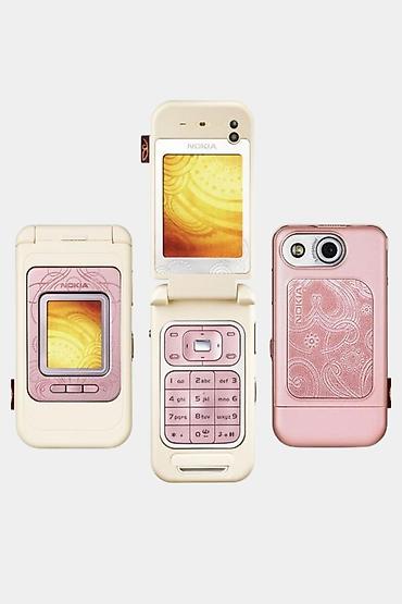 нотинг фон: Nokia 7373, Б/у, цвет - Розовый — 2