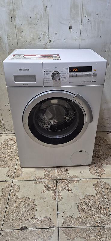 Paltaryuyan maşın Siemens, 6 kq, İşlənmiş, Avtomat, Qurutma var, Ödənişli çatdırılma