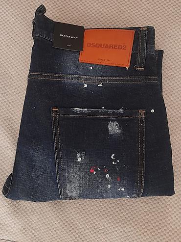 dsquared2: DSQUARED2 “Skater Jean” kişi cins şalvarı.70manata alınıb etiketi — 3