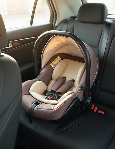 Автокресла: Автокресло, цвет - Коричневый, Б/у — 1