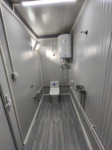 Konteynerlər: Modul tipli konteyner ev/ofis - Ölçü: təxmini 3 x 9–10 m (uzun tip) — 7