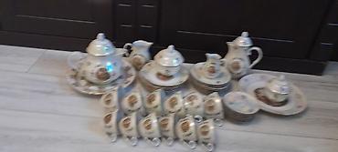 tibet cay: Çay dəsti, rəng - Ağ, Farfor — 2