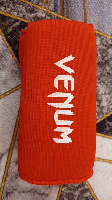 Бинты, повязки: Бинты для бокса/ММА Venum, красные - Эластичные боксерские бинты для