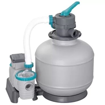 Бассейны: Bestway 58499 BW Песочный фильтр-насос 8327л/ч, резервуар для песка
