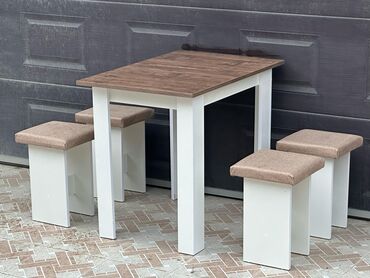 Masa və oturacaq dəstləri: Qonaq otağı üçün, 4 stul — 12