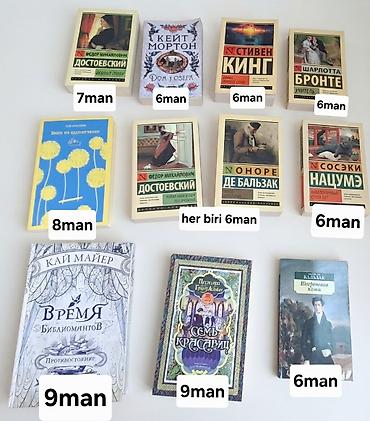 тетрадь смерти: Rus dilində bədii ədəbiyyat kitabları satılır (şəkillərdə ayrı-ayrı — 1