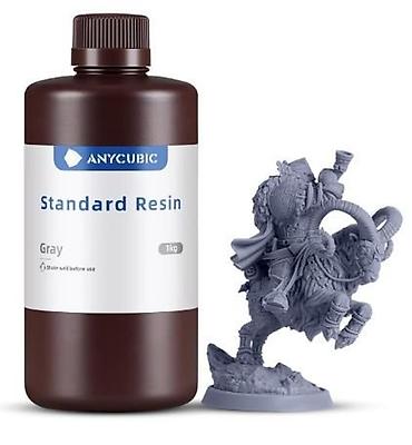 eboksid satışı: Anycubic Standart Reçine, Boz – 1 kq Resin texnologiyalı 3D — 1