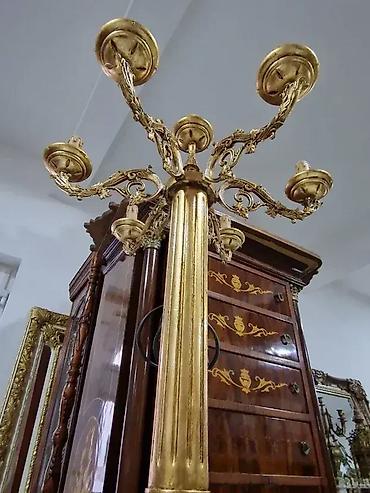 breneri za plin: Podna lampa (7 sveća) – Visina 174 cm 💡 Visina: 174 cm, širina u — 3