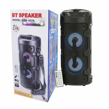 Колонки, гарнитуры и микрофоны: РАСПРОДАЖА Колонка BT Speaker ZQS-4210 (12W/Bluetooth) Портативная