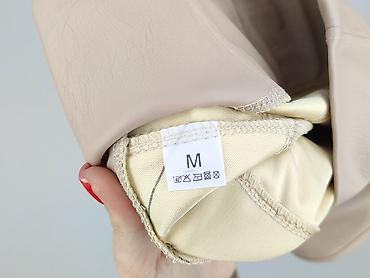leginsy ecru: Leggings, Legginsy Ze skóry ekologicznej damskie, rozmiar M — 4