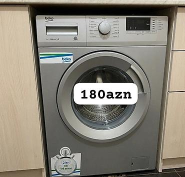 Beko avtomat paltaryuyan maşın - Ön yükləməli, gümüşü korpus - Yük: 9