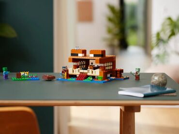 Игрушки: Lego Minecraft 21256 Лягушачий домик 🐸 рекомендованный возраст 8+,400 at lalafo.kg — 9 Игрушки: Lego Minecraft 21256 Лягушачий домик 🐸 рекомендованный возраст 8+,400 — 9