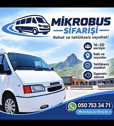 sərnişin: Mikroavtobus, Bakı - 15 Oturacaq — 1