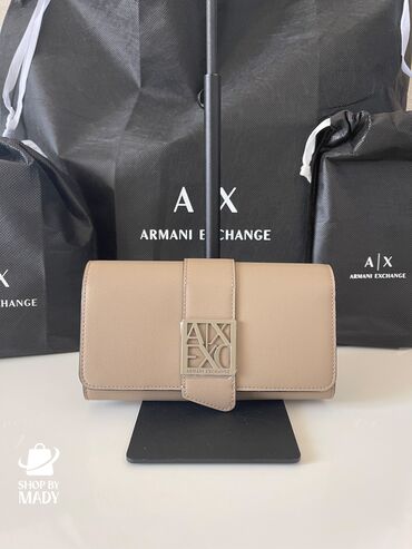 Aksesuarlar: Armani Exchange original cüzdanı satılır Yenidir stokda galan