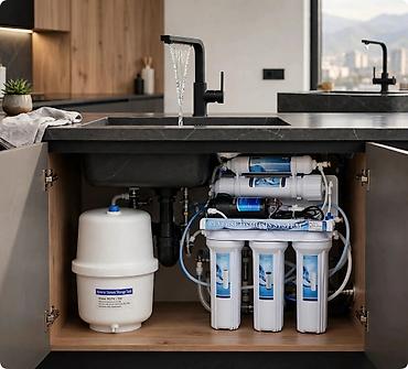 песочный фильтр: Система очистки воды «Reverse Osmosis System» под мойку - Технология — 10