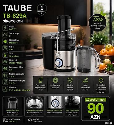 optimal electronics epilyator: Şirəçəkən TB-629A TAUBE Şirəçəkən TB-629A TAUBE Şəhər: Bakı Texnika — 1
