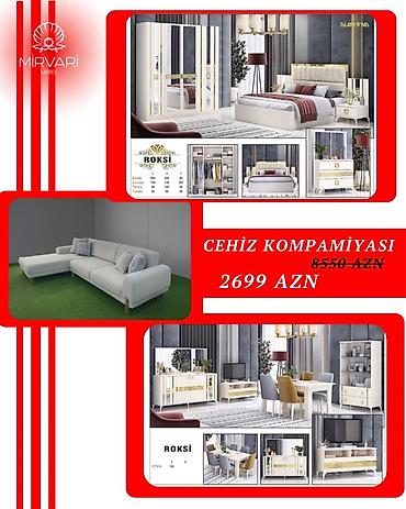 Sifarişlə yataq dəstləri: Mebel dəsti – “Mirvari” kolleksiyası Cehiz komplektləri müxtəlif — 9