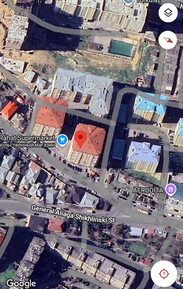 снять в аренду помещение под магазин: Xəritə üzərində göstərilən ünvan: General Alıağa Şıxlinski küçəsi