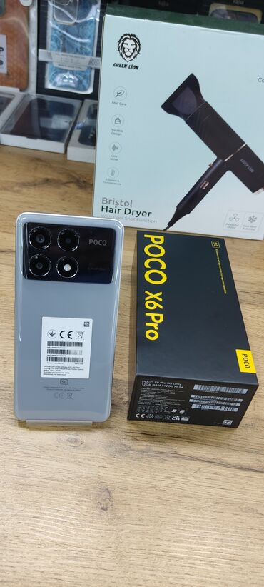 посо х3: Poco X6 Pro 5G, Б/у, 512 ГБ, цвет - Серый, 2 SIM