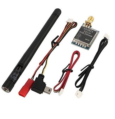 səs oturucu: Boscam TS5823L 5.8GHz 200mW 32CH FPV Dron Görüntü Ötürücü Multikopter — 1