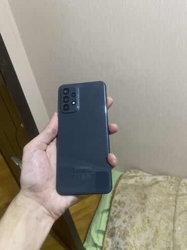 бу стиральная машина автомат: Samsung Galaxy A23, 128 ГБ, цвет - Серый, Отпечаток пальца