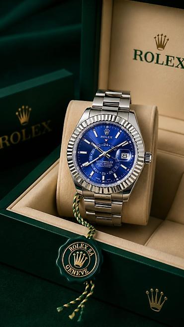 Rolex Sky-Dweller – mavi siferblatlı lüks kişi qol saatı - Model