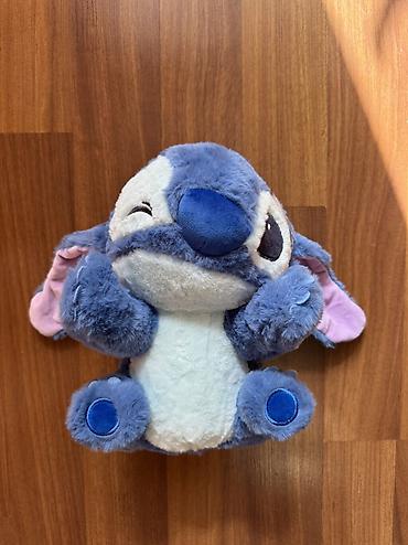 oyunca: Mavi yumşaq oyuncaq peluş – “Stitch” - Material: yumşaq, tüklü peluş — 1