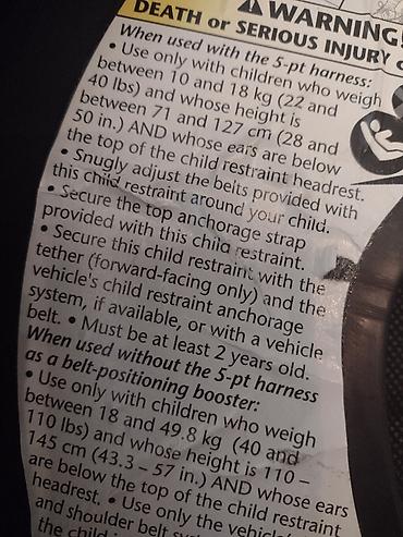 Autosedišta: Auto sedište Evenflo 10-50 Kg isofix - Auto sedište donešeno iz — 2