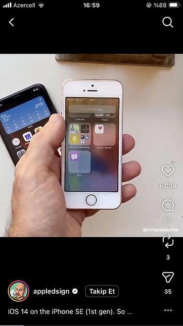 iphone 6s gold: IPhone SE, 64 GB, Ağ, Barmaq izi, Face ID — 1