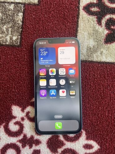 корпус телефона флай: IPhone 13, 128 ГБ, Синий, 77 %