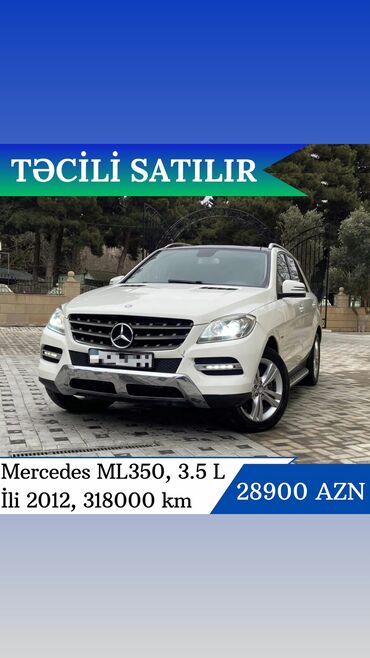 mercedes vario: Mercedes-Benz ML 350: 3.5 l | 2012 il Ofrouder/SUV