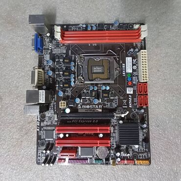 Материнские платы: Материнская плата, Б/у, Biostar, LGA1155, Для ПК