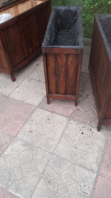 Bitkilər üçün dibçəklər: Taxta dekorativ çiçək qabları #dibçeklər # gül gablari #dibceklər — 3