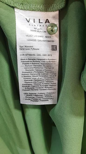 philip plein: VILA Clothes “VILUCY L/S SHIRT – NOOS” qadın köynəyi - Rəng: açıq — 3