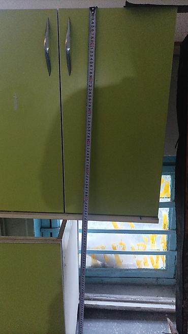 silver kitchen: Кухонный гарнитур с фасадами салатового цвета Состав: - Напольные — 1