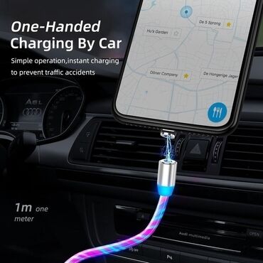 Kablovi i adapteri: Magnetni USB kabl za punjenje sa USB priključkom Tipe-C Dužina: 1m — 10