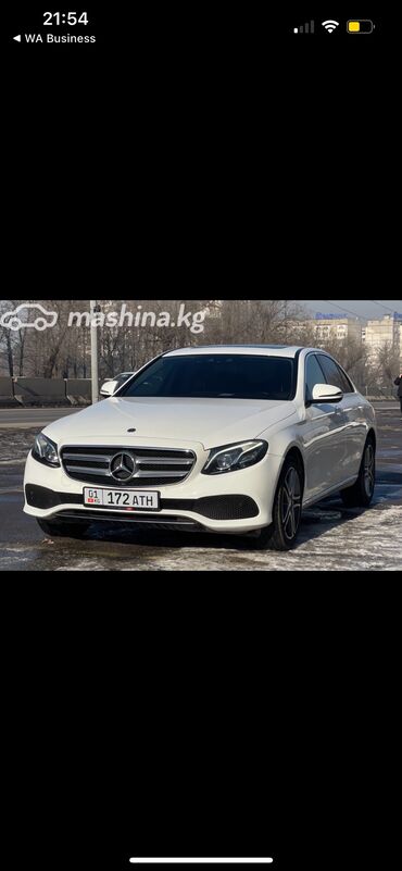 Микроволновки: Mercedes-Benz E-Class: 2018 г., 2 л, Автомат, Дизель, Седан