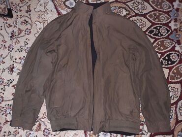 осенний куртки для мужчин: Куртка 6XL (EU 52), 7XL (EU 54), түсү - Саргыч боз