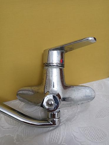 isti su kranti: Tək qollu divar tipli qarışdırıcı kran - Material: xrom örtüklü — 3