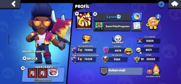 Digər: Brawl Stars hesabı – profil məlumatları - Profil adı: Lyrøx - Tag