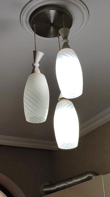 bra isiqlar: Çılçıraq, 3 lampa, Şüşə — 3