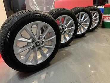 Колеса в сборе 205 / 55 / R 16, Лето, Б/у, Комплект, Легковые, Литые, отверстий - 5 at lalafo.kg Колеса в сборе 205 / 55 / R 16, Лето, Б/у, Комплект, Легковые, Литые, отверстий - 5