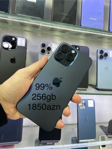 Apple iPhone: IPhone 15 Pro Max, 256 GB, Göy, Face ID — 2